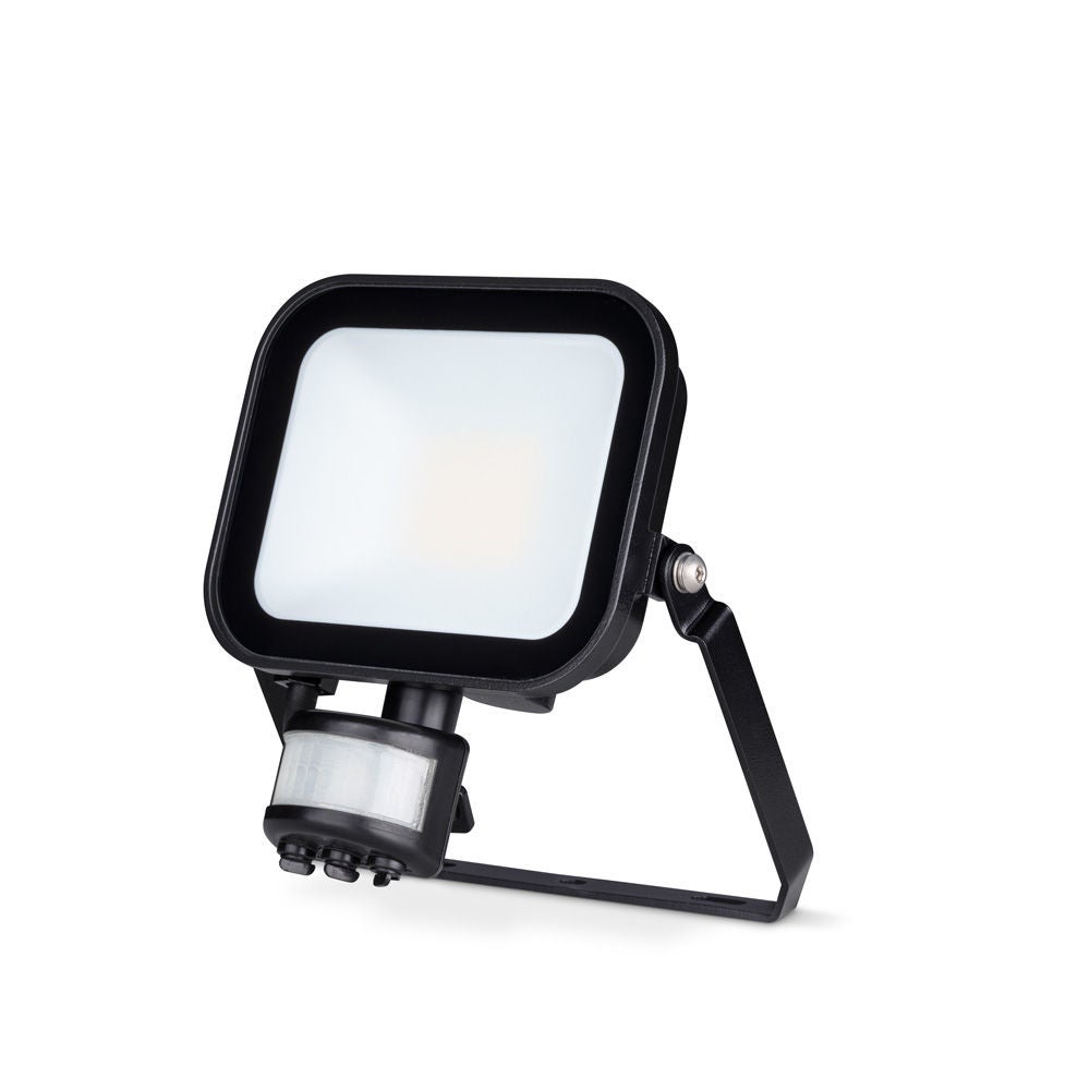 Niteflood™ LED Floodlight 20W IP65 4000K Black +PIR Niteflood™ LED Floodlight 20W IP65 4000K Black +PIR Image