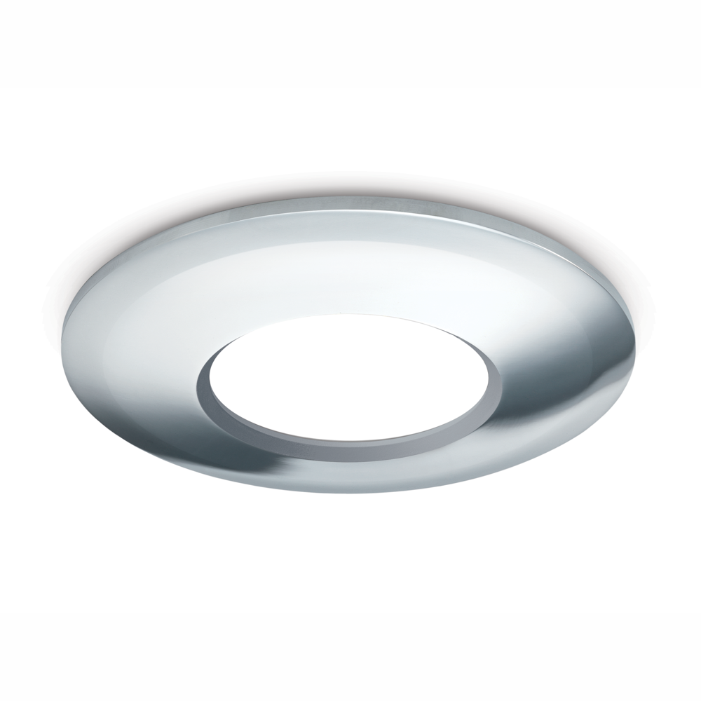 Product image for Chrome bezel for use with V50 Fire-rated LED downlight