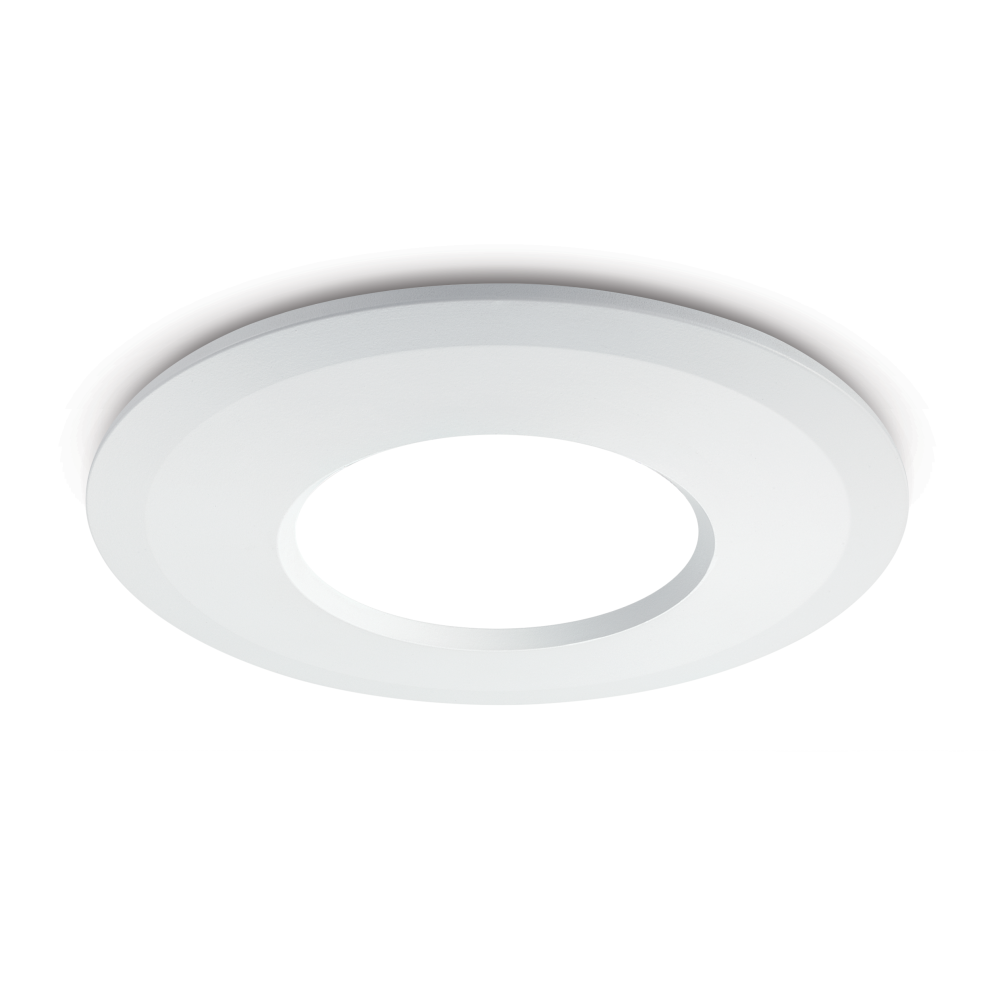 Product image for White bezel for use with V50 Fire-rated LED downlight